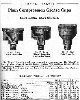 stauffer catalog POWEL  greaser cup